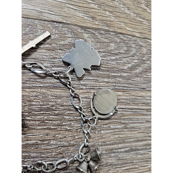 Vintage Sterling Silver 925 Loaded 11 Charms Bracelet 22g Unique Collection - Picture 12 of 14